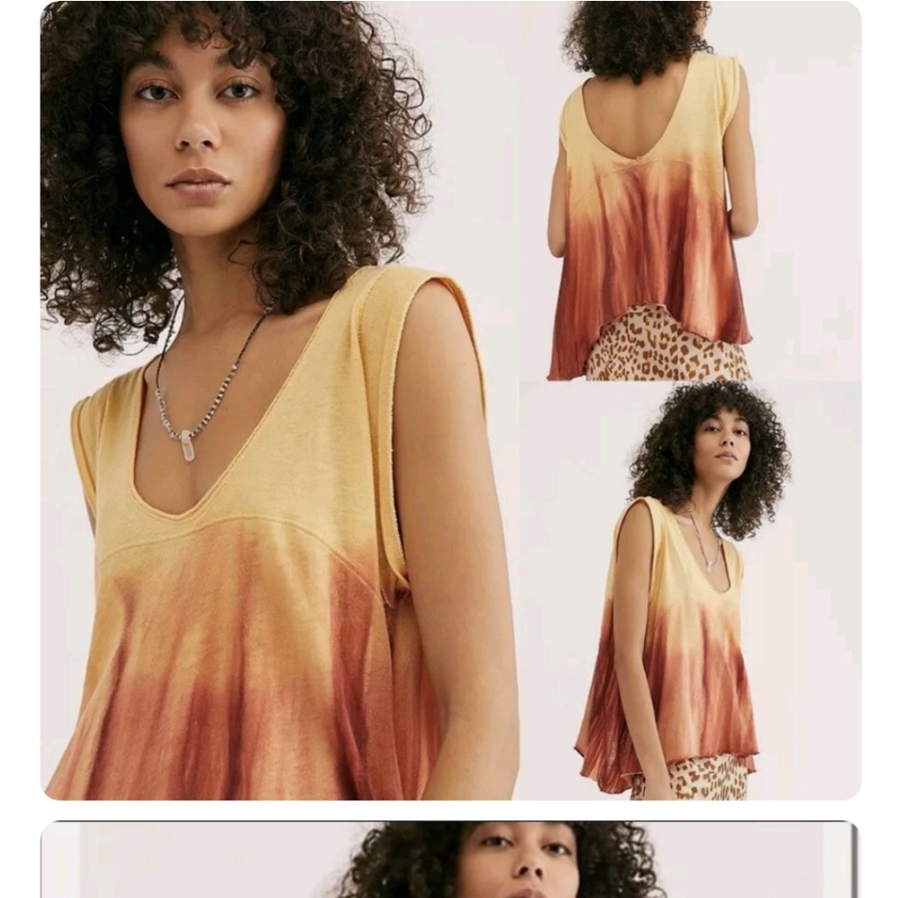 Free People Tie Dye Sundown T-Shirt ☀️